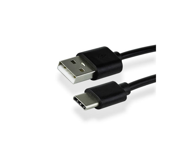 KABEL GREEN MOUSE USB C-A 2.0 1METER ZWART 2