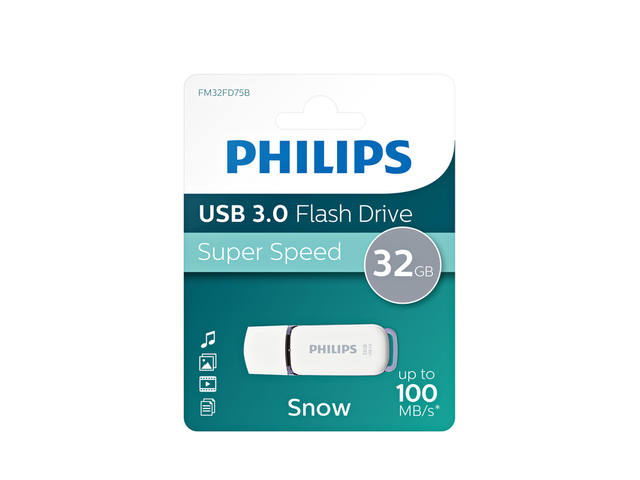 USB-STICK PHILIPS SNOW KEY TYPE 32GB 3.0 GRIJS 3