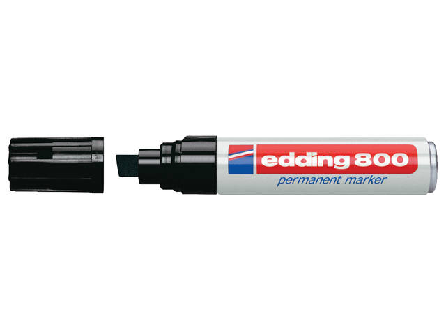 Viltstift edding 800 schuin 4-12mm zwart 1